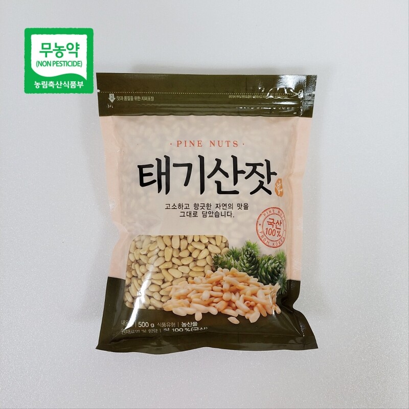 강원더몰,국내산 태기산잣(500g) 황잣 백잣