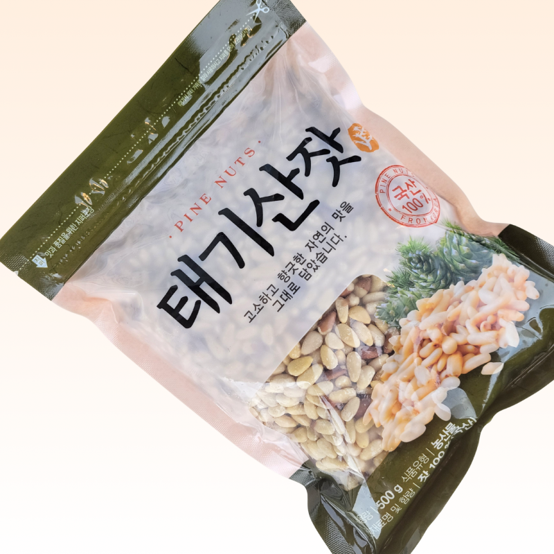 횡성몰,국내산 태기산잣(500g) 황잣 백잣