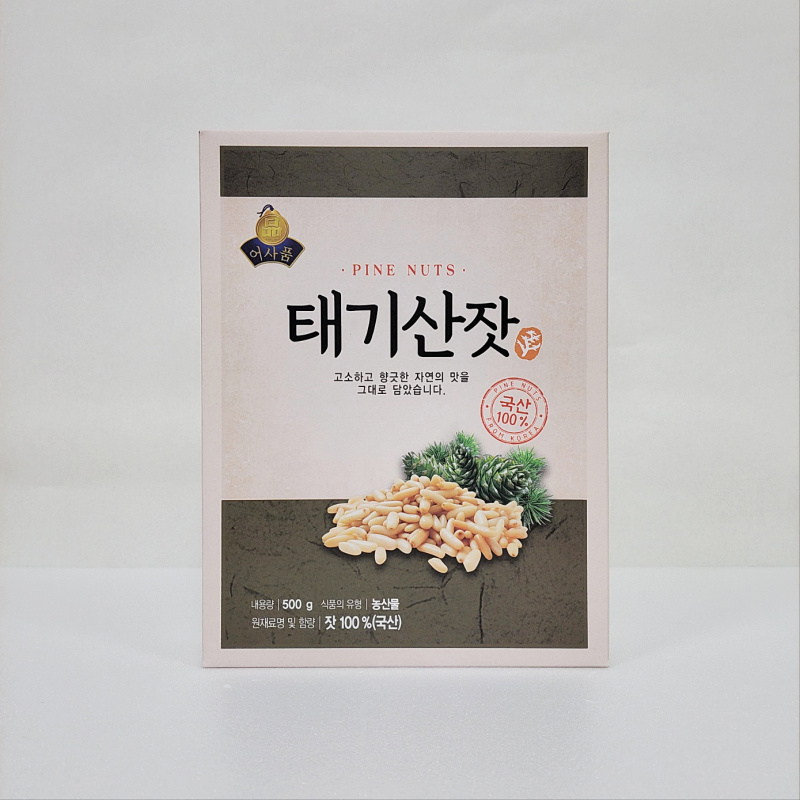 강원더몰,국내산 태기산잣(500g) 잣선물세트 황잣 백잣 견과 산지직송