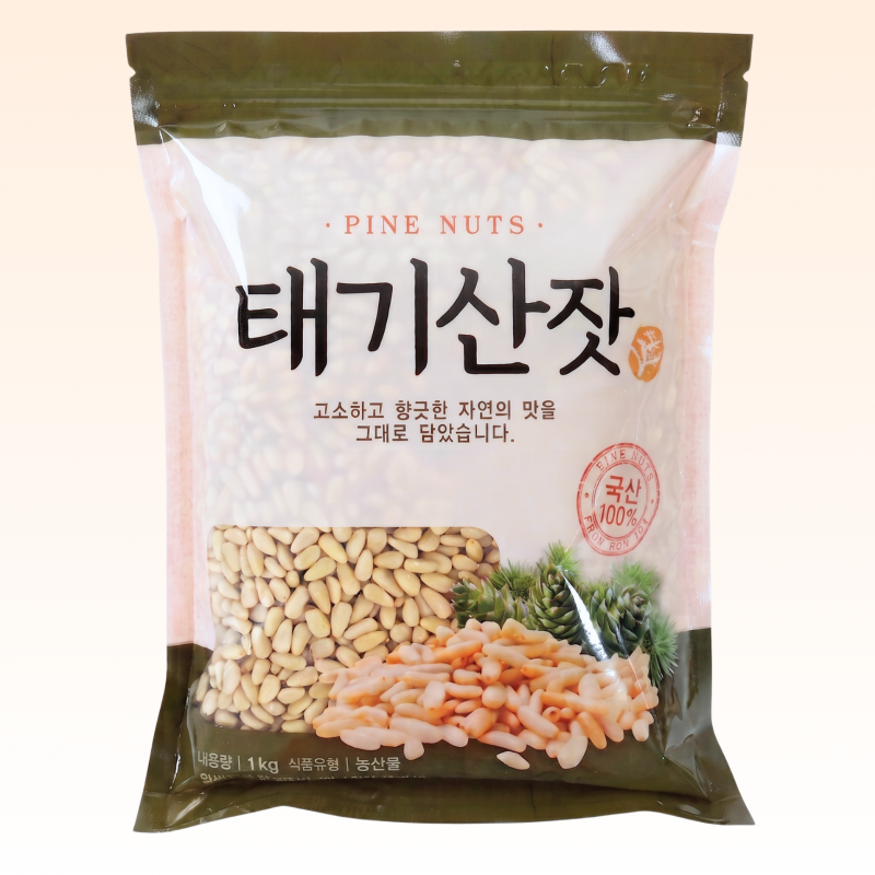 태기산잣,국내산 태기산잣(1kg) 잣선물세트 황잣 백잣 견과 산지직송